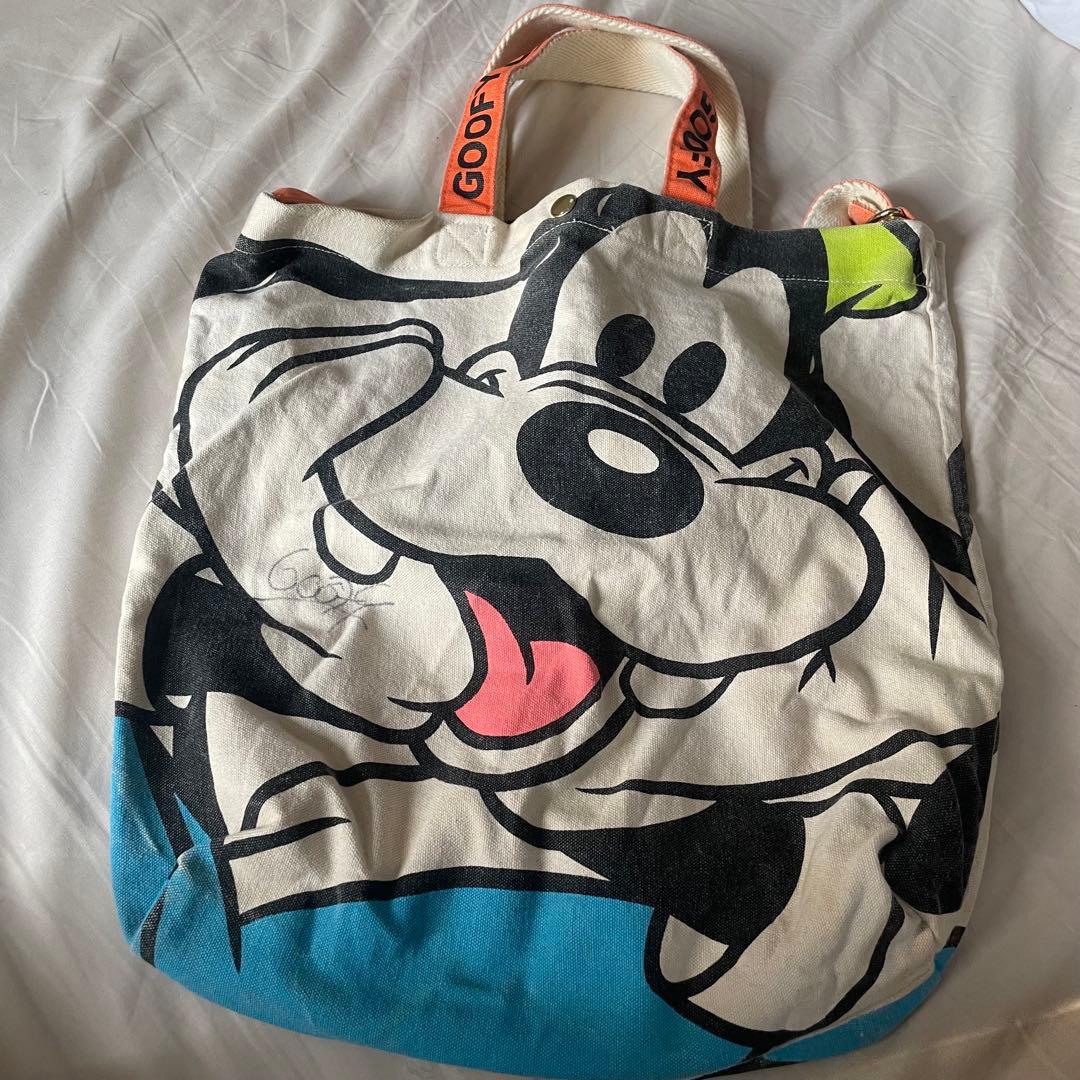 ディズニーストア グーフィー トートバッグ ⑦ - メルカリ