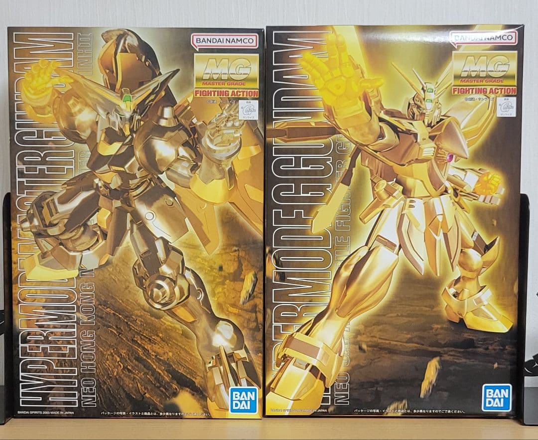 1/100 MGハイパーモードマスターガンダム＆ゴッドガンダム 二体セット