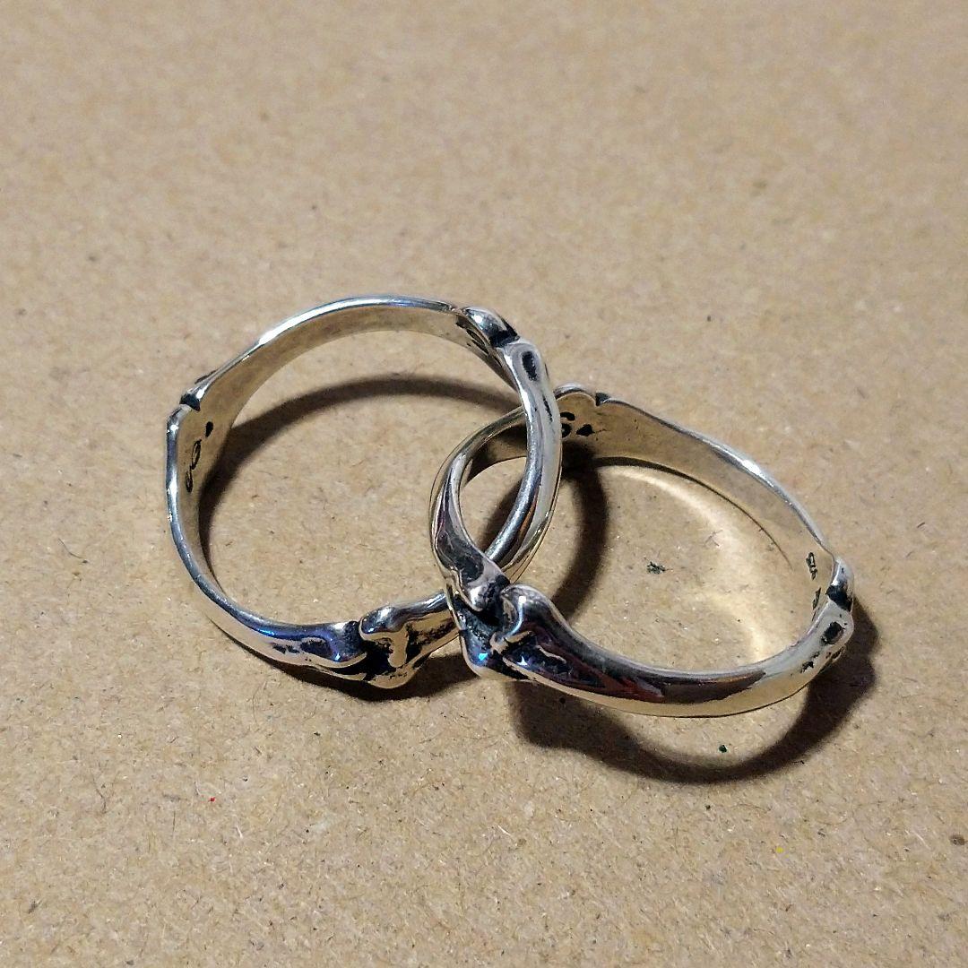 ソロイスト ボーンリング BONE SHAPED DUAL RING