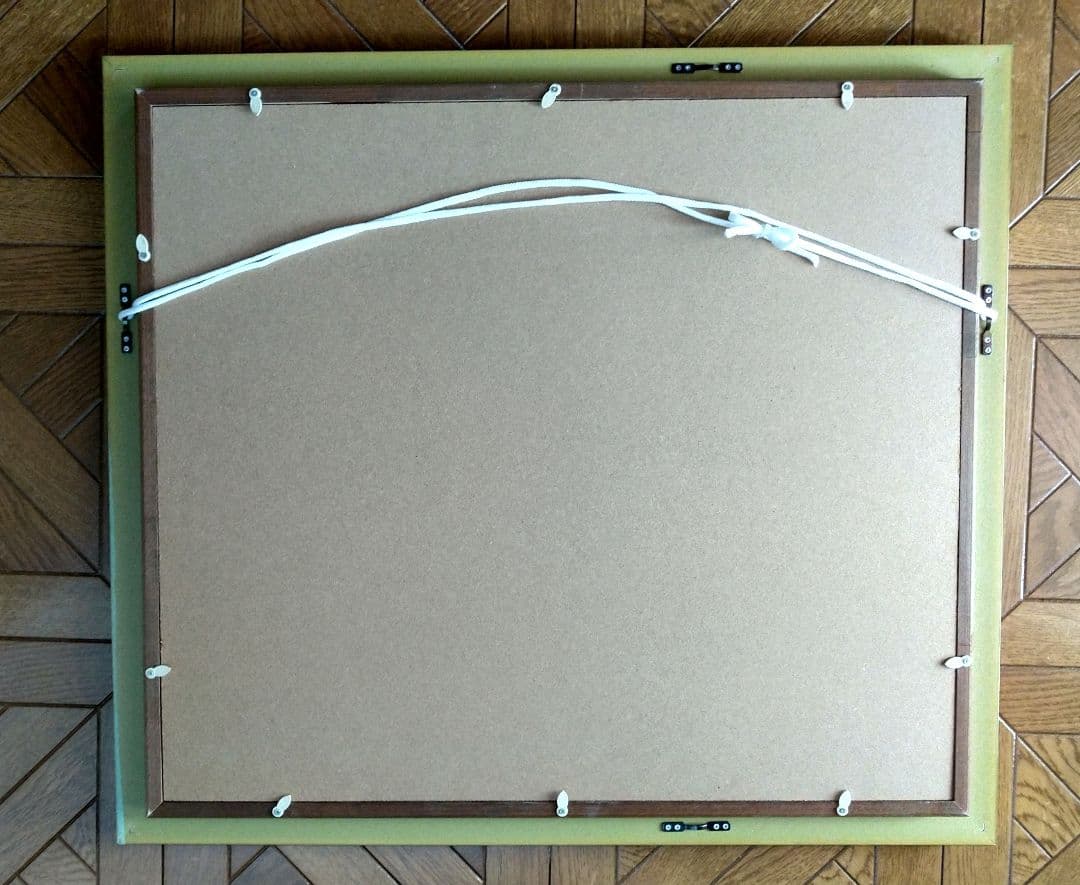 絵画「出羽三山参道」油彩画 油絵 風景画 原画 Ｆ10