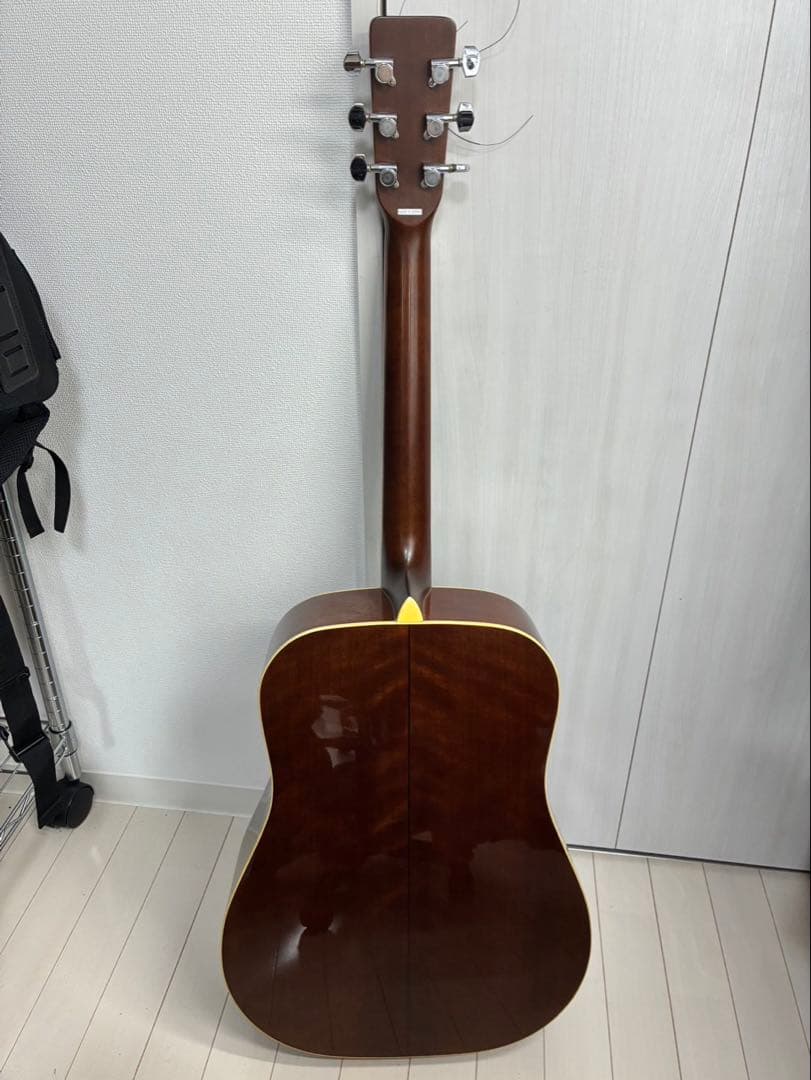 Morris モーリス アコースティックギター 左利き用レフティ ソフトケース付