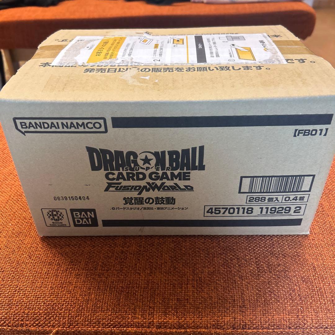 未開封カートン覚醒の鼓動 ドラゴンボール フュージョンワールド ブースター