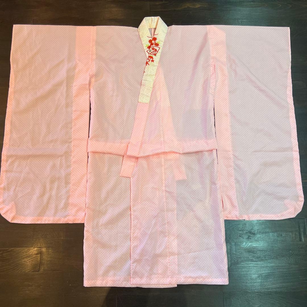 アンティーク 七五三 着物 作り帯 小物一式 フルセット 特価 大正ロマン 白系