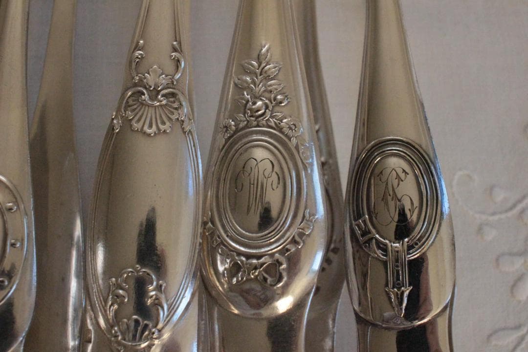 C】シルバーコーティングのトング/野獣の足・フランスアンティーク