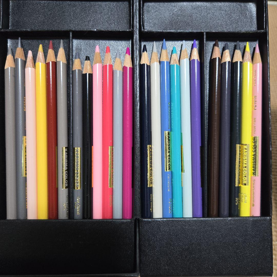 KARISMA COLOR 色鉛筆 93本+11本 セット スケッチブック付き