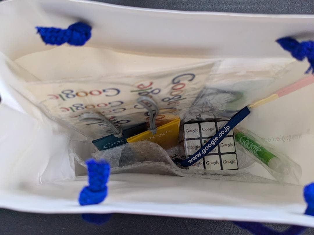 Google 非売品グッズ10点／トートバッグ、ルービックキューブ、ステッカー等