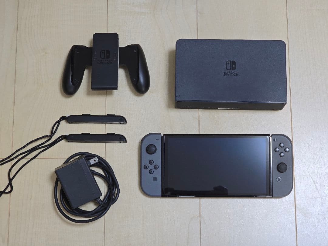 Nintendo Switch 有機EL版 グレー 本体と付属品