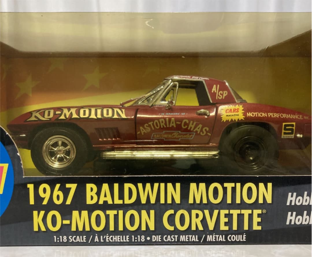 ダイキャスト　1967 KO-MOTION CORVETTE 1/18 レア