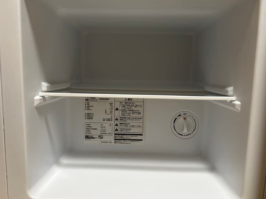 maxzen マクスゼン 冷凍庫 JF032M1L01WH 32L