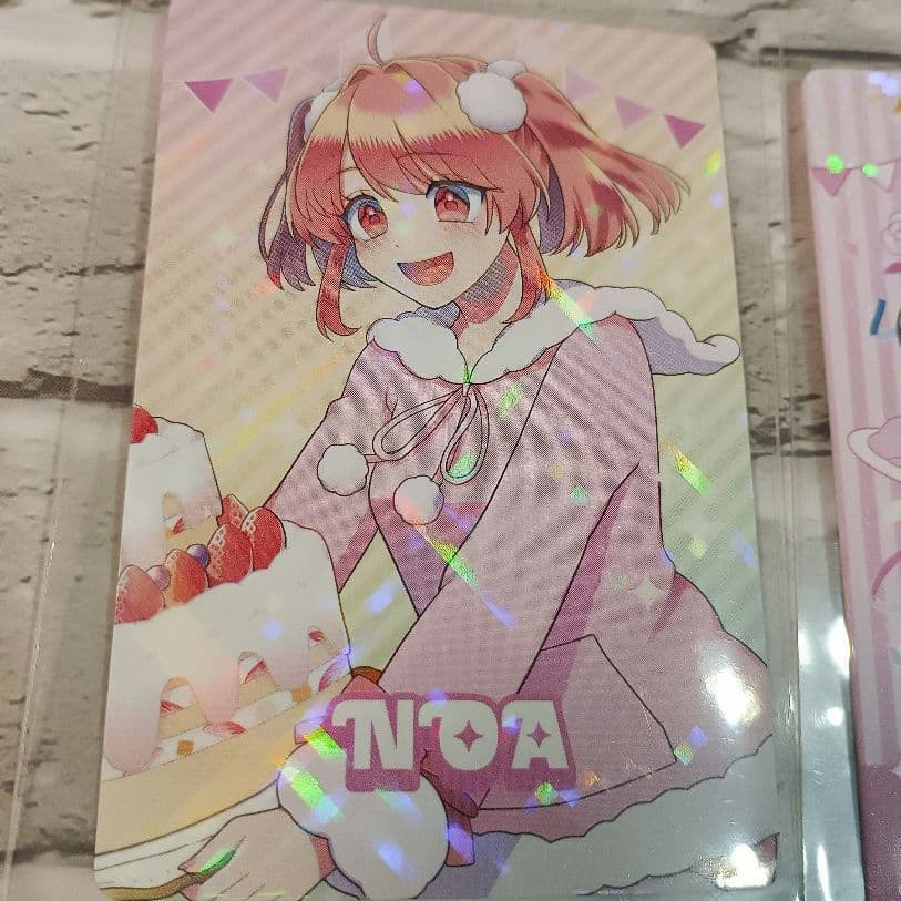 カラフルピーチ ぷぴぱ トレカ のあ シェアハウスのホロ＆ミニキャラの