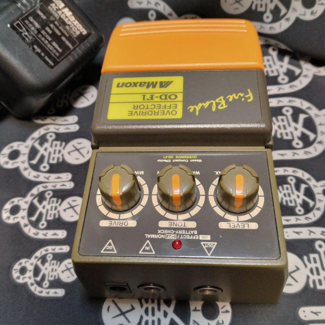 希少！】MAXON OD-F1 オーバードライブ、ACアダプター付き