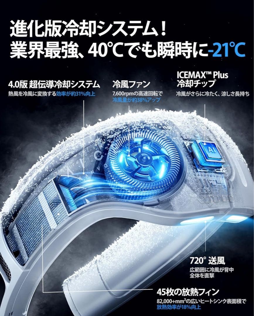 RANVOO AICE LITE plus スノーホワイト