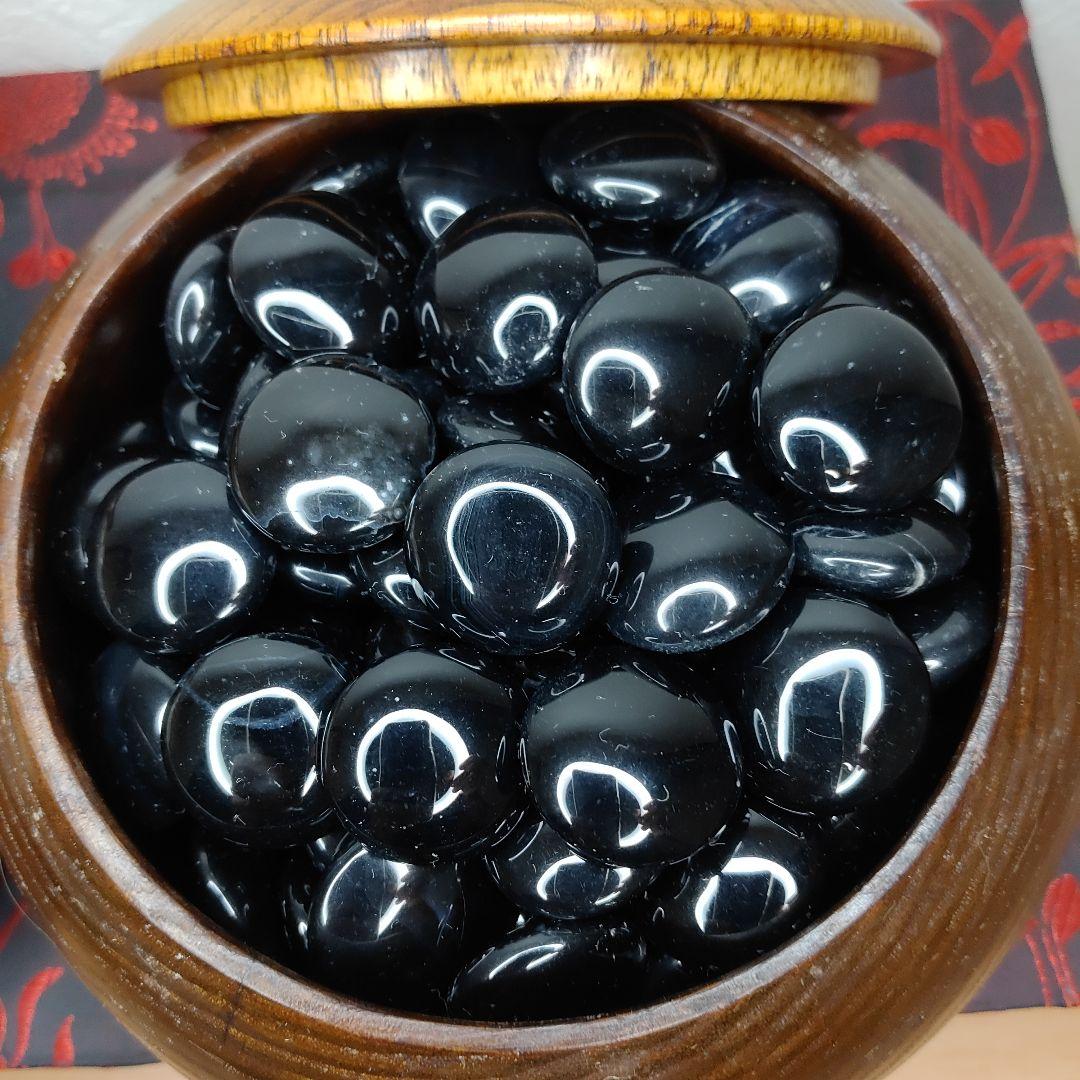囲碁 碁石 メノウ 瑪瑙碁石 碁笥 セット 碼碯 ゴケ付き 送料無料