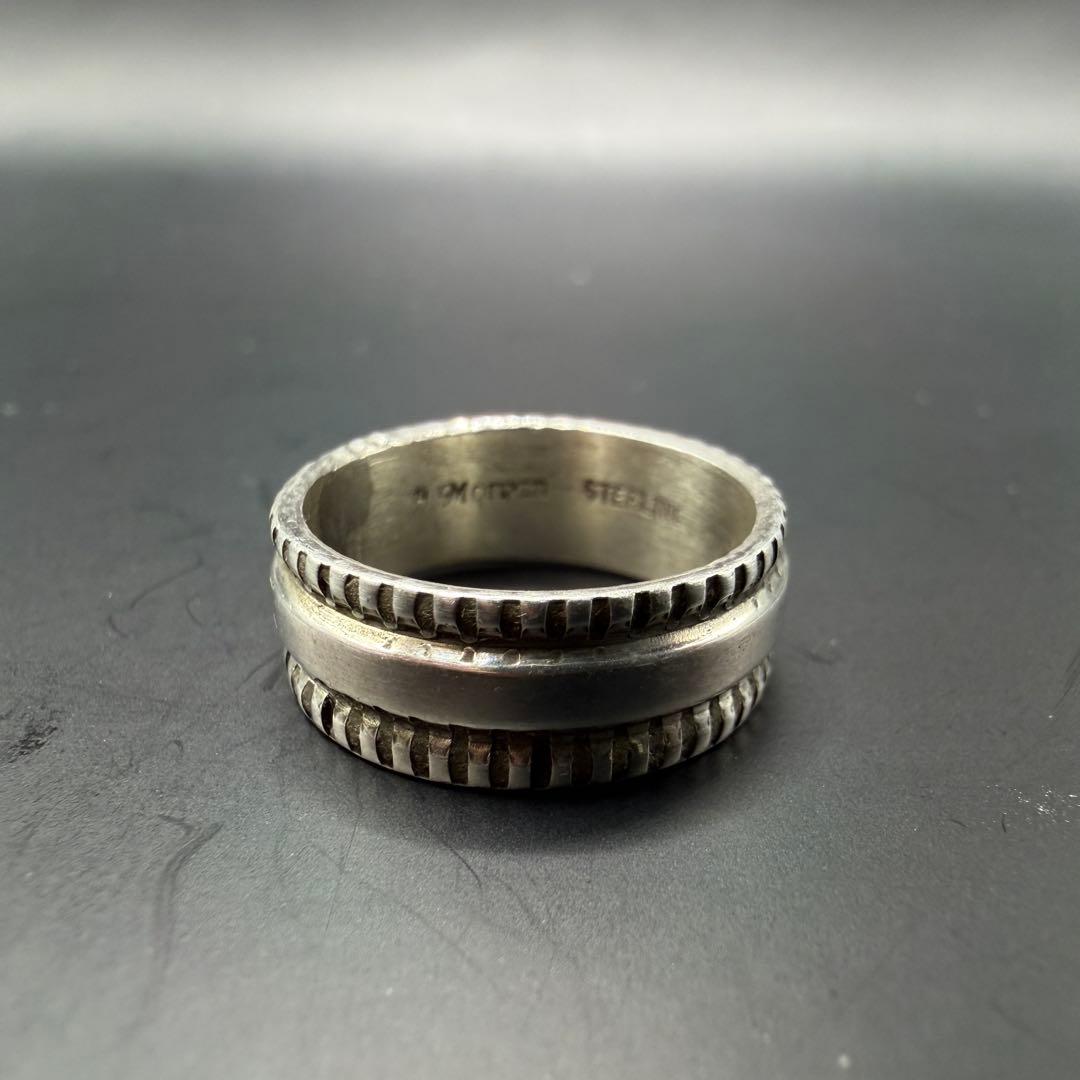 【NAVAJO】Bruce Morgan シルバーバンドリング 12号