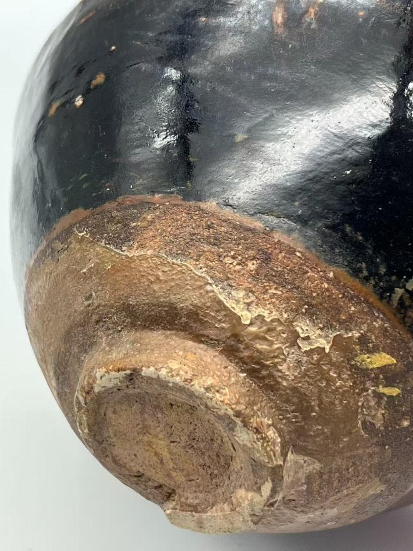 宋時代 黑釉天目梅花文茶碗 木の葉 福清窯茶盞 吉州窯 唐