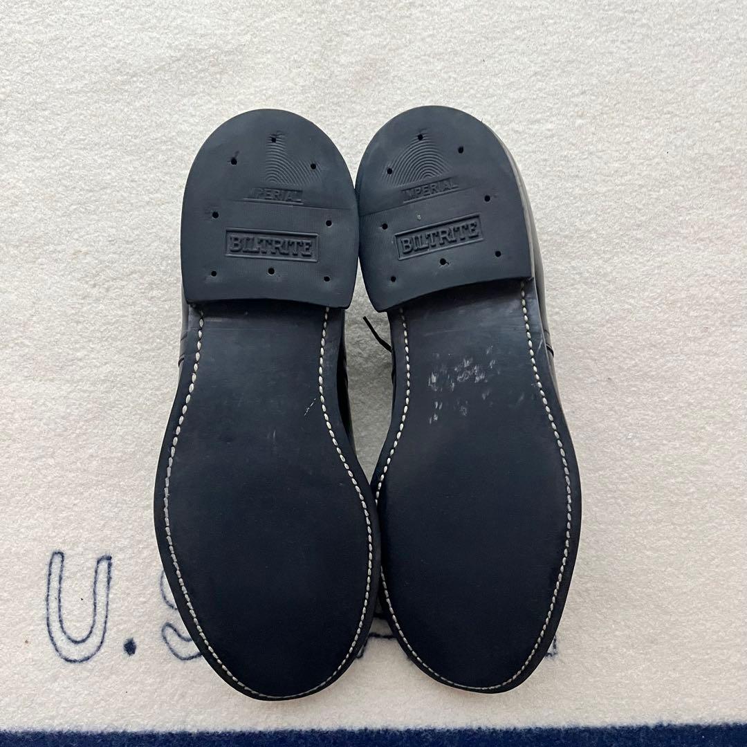 90s usnavy サービスシューズ アメリカ海軍 9R ミリタリー　革靴