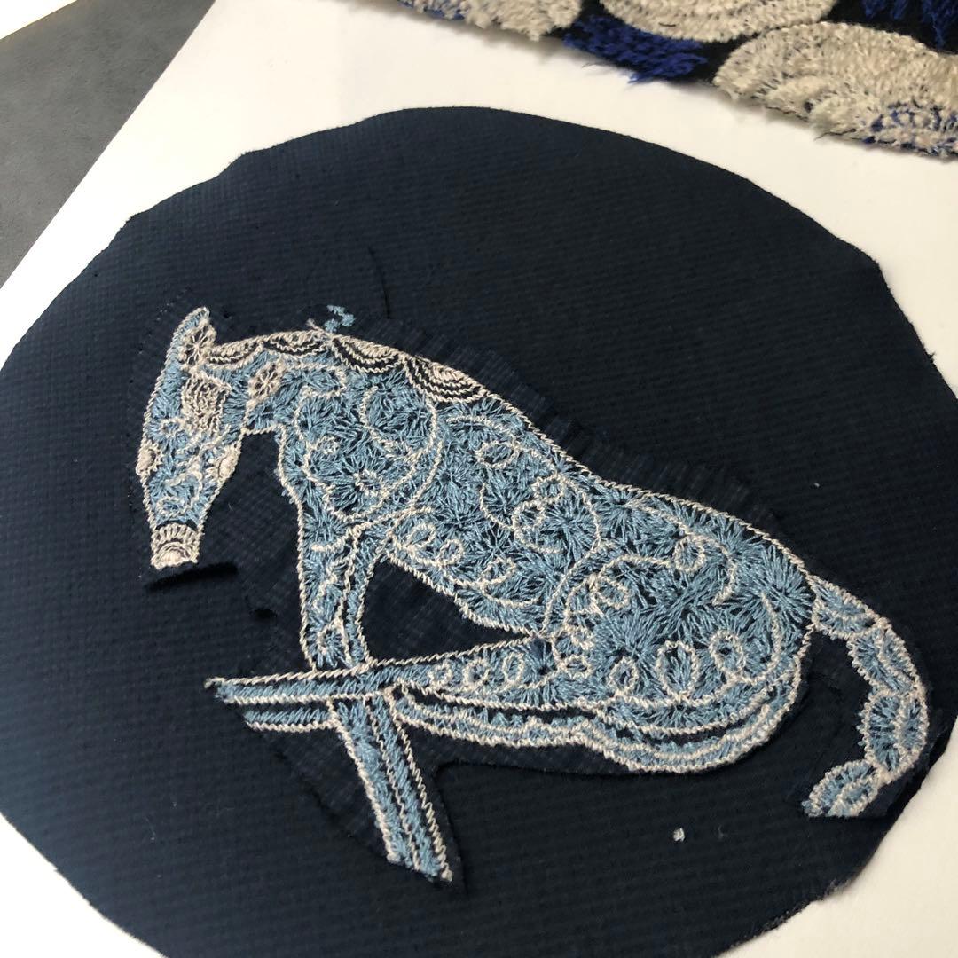 総刺繍柄ハギレ/ミナペルホネン