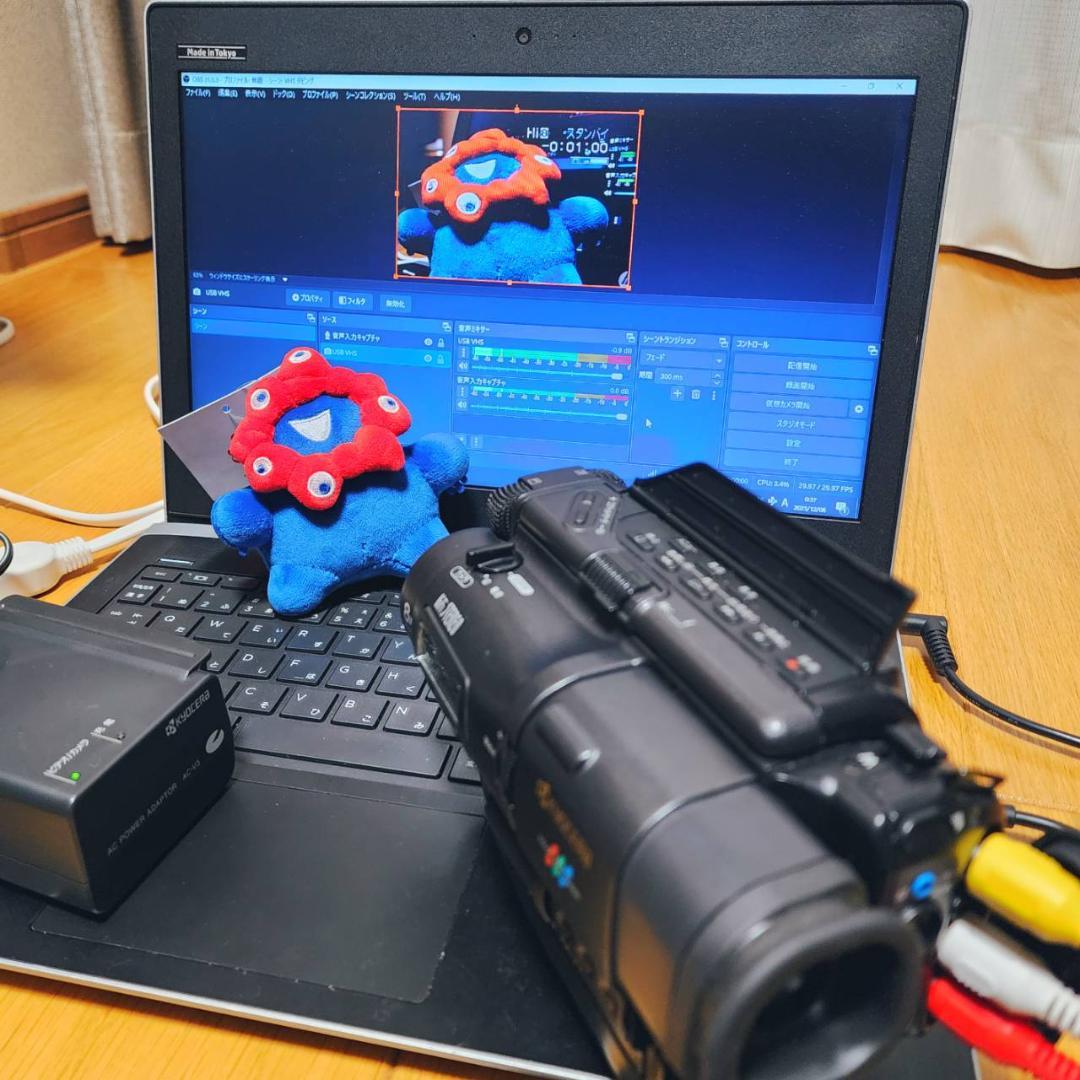 【動作確認済】高画質 8ミリ Hi8 SONY 京セラ ビデオカメラ セット