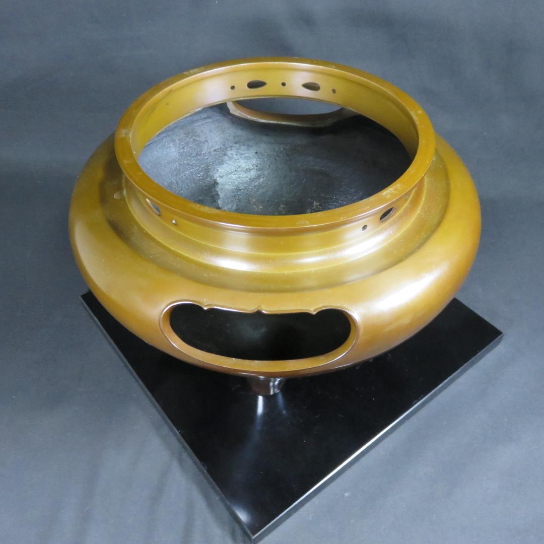 茶釜 唐銅 朝鮮風炉 高橋敬典 黒瀬宗康 人間国宝 在銘 木箱