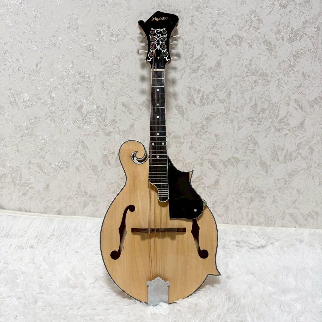 希少美品』Mylowe フラットマンドリン ハードケース付き