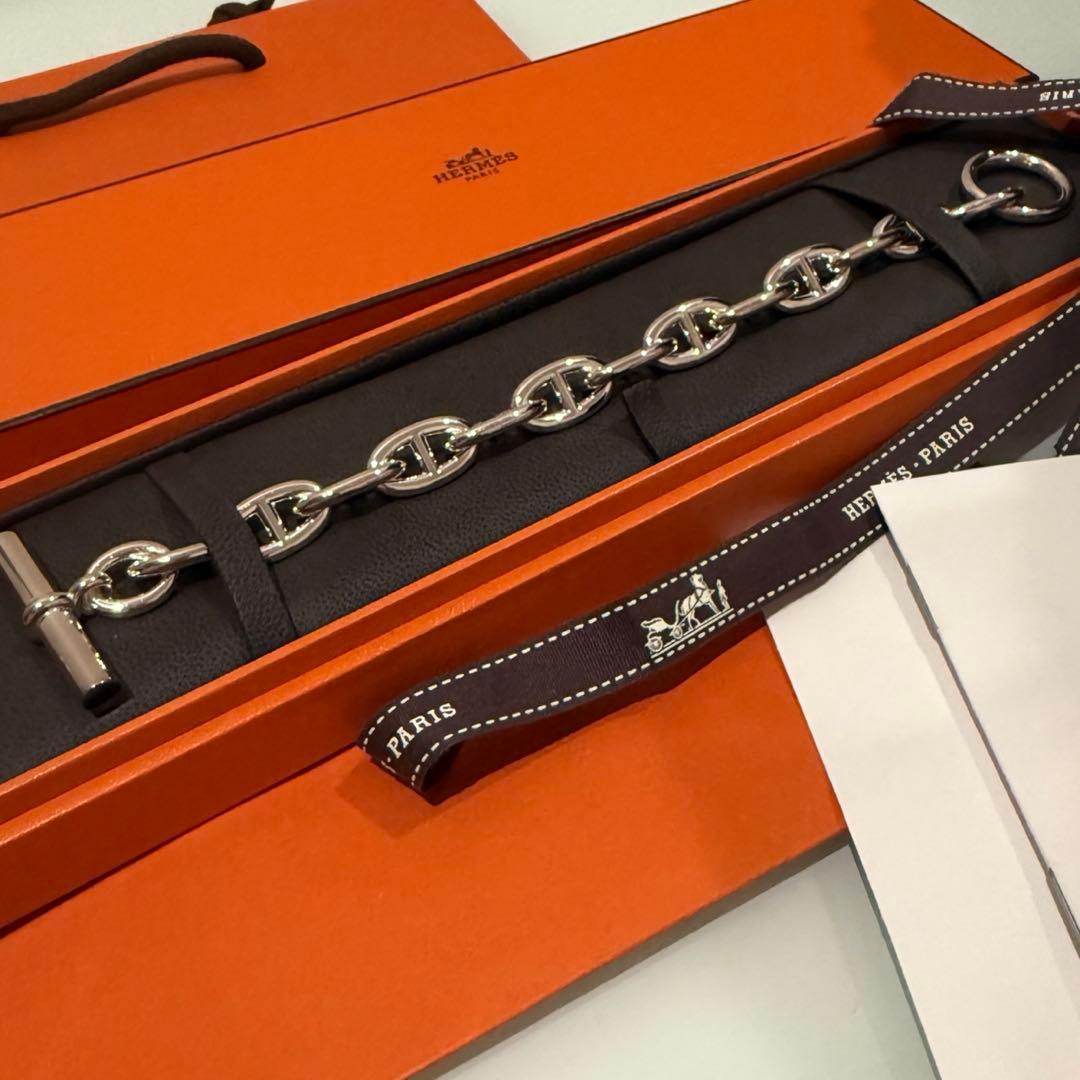正規品HERMES シェーヌダンクルGM13ブレスレット