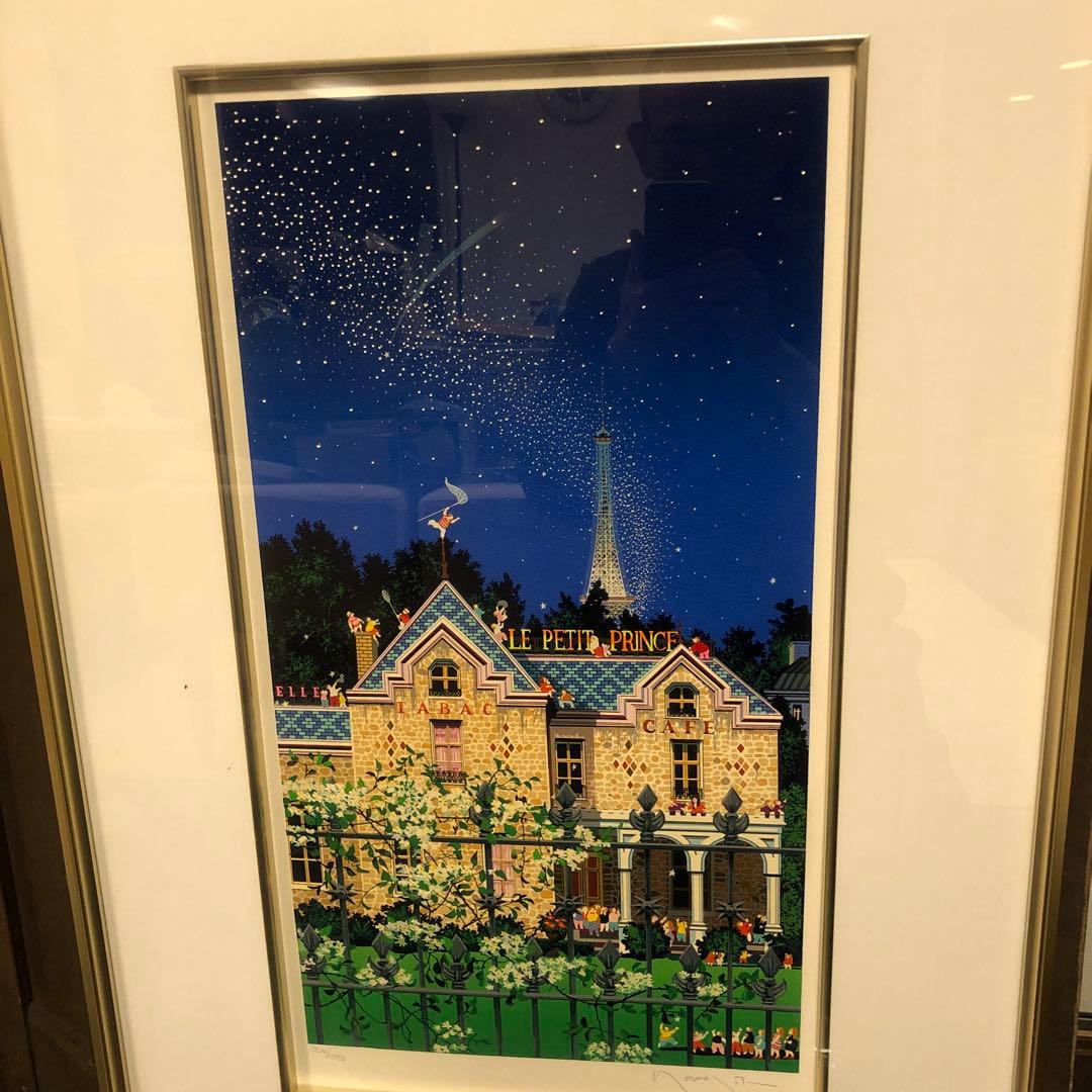 ヒロヤマガタ真作 LE PETIT PRINCE シルクスクリーン アート ヒロヤマガタ真作 LE PETIT PRINCE シルクスクリーン アート ヒロ