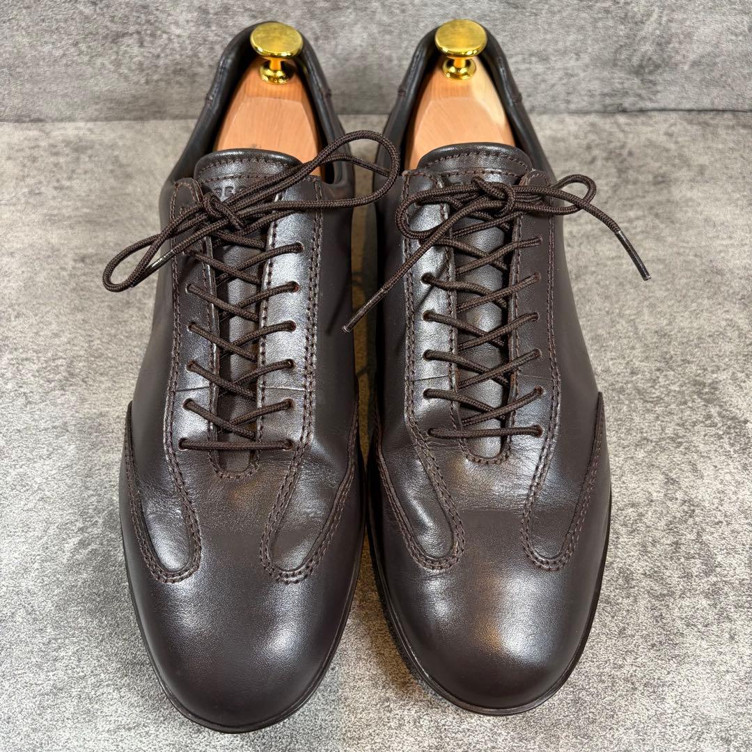 （美品）　REGAL リーガル　レザースニーカー　ゴアテックス　ダークブラウン