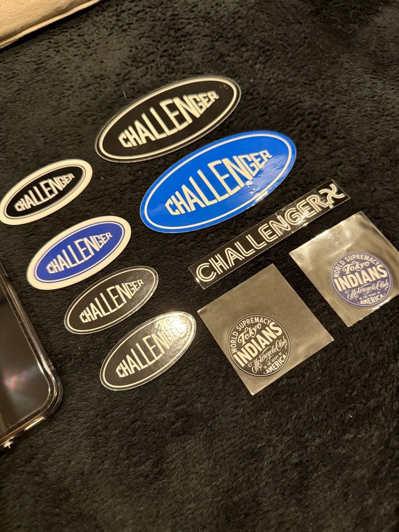 CHALLENGER 定番ロゴ Tokyo indians ステッカー セット