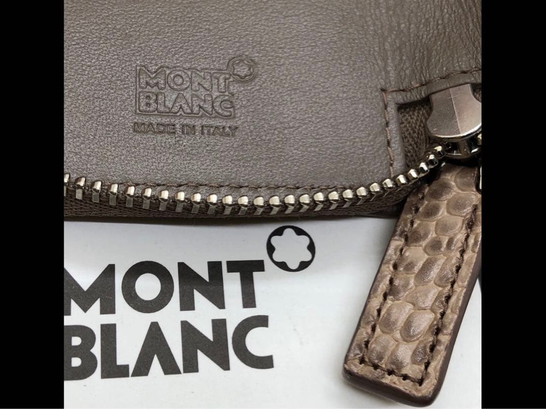 ⭐️モンブラン⭐️売切れの高品質アリゲーターデザイン・マイスター本