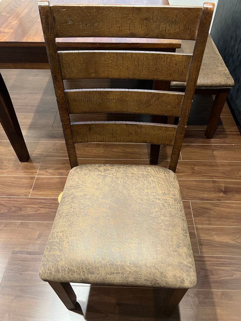 ◎値下げ◎収納付きダイニングテーブルセット＋　チェア2脚＋長椅子1