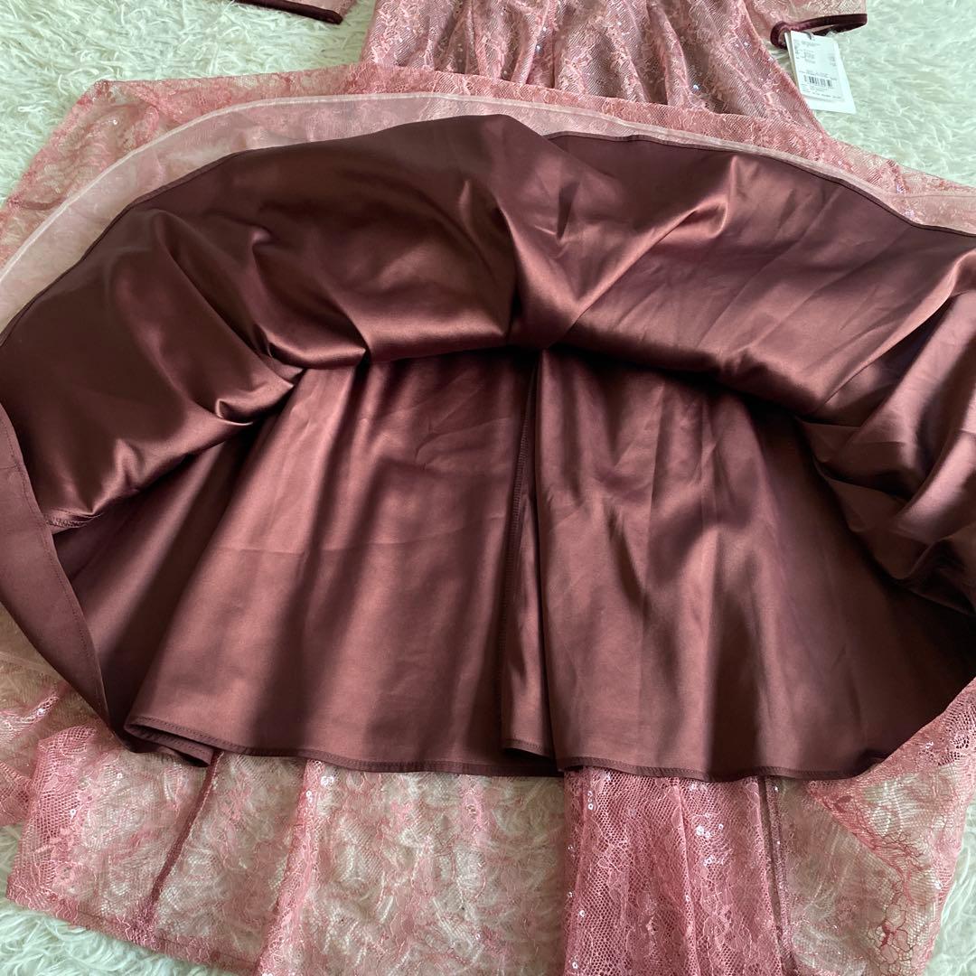 あはははは新品　snidel スナイデル　スパークルレースドレス　ピンク