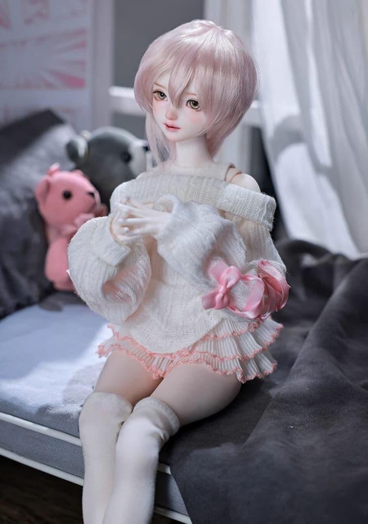 AX112 BJD 1/4 ドール本体 Mumu 球体関節人形 ハンドメイド