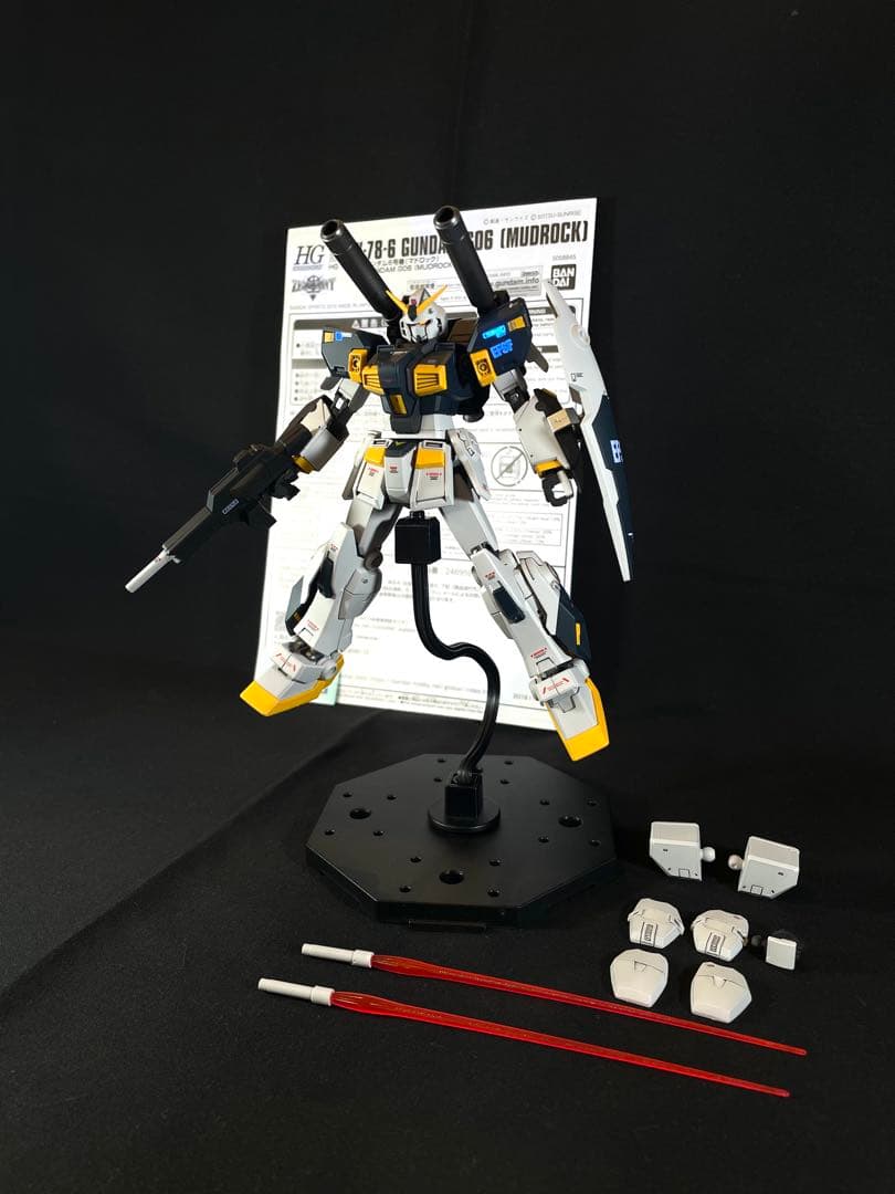ガンダム7号機　ガンダム6号機マドロック　全塗装 完成品　しじみ様ご希望品