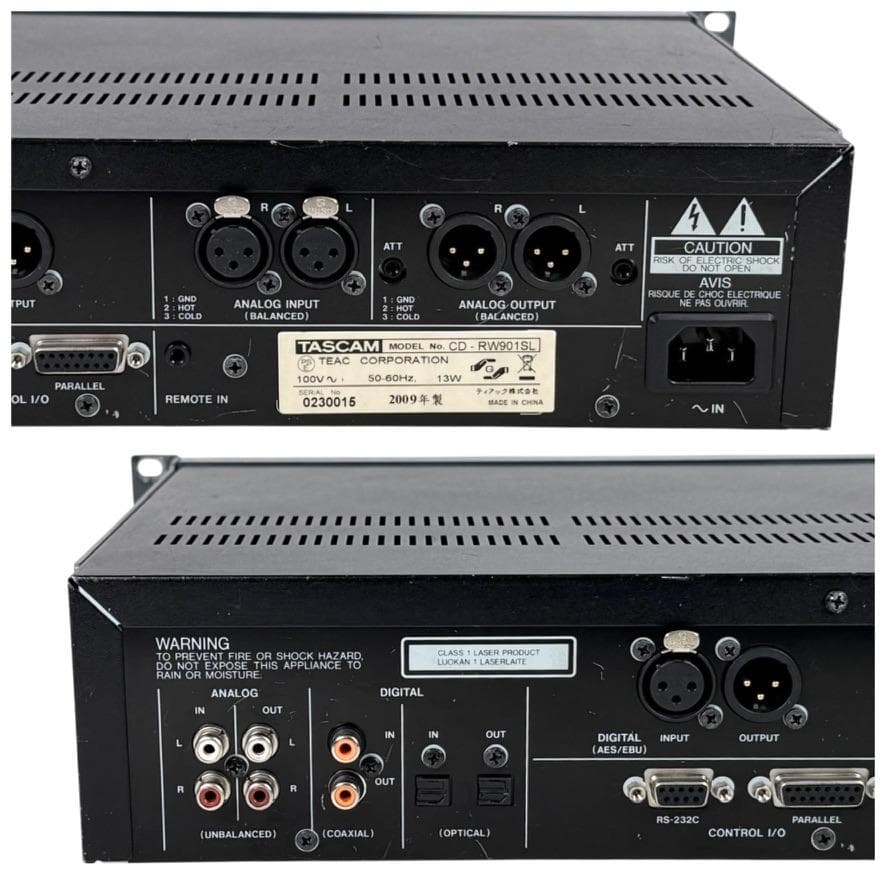 ◆CD録音履歴7時間◆TASCAM CDレコーダー CD-RW901SL