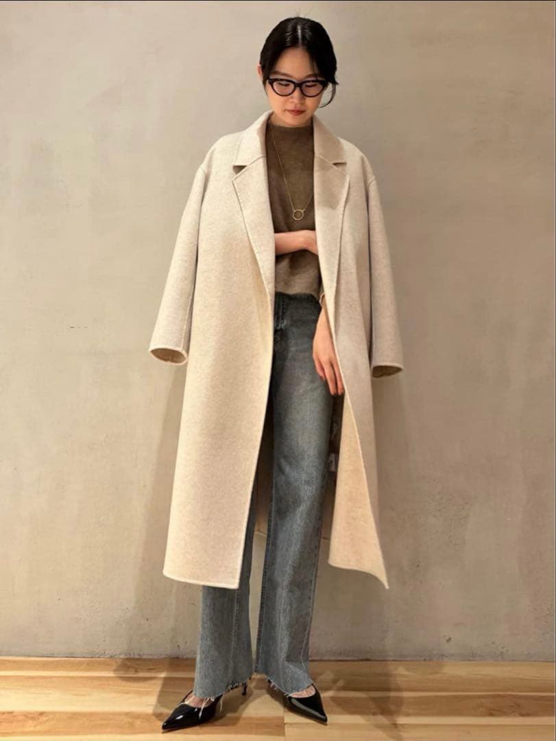 即日発送してます。様専用】Plage ハミルトン ストールコート ベージュ