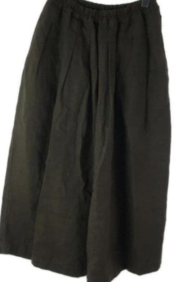 foglinenwork キナル 金子敦子さんコラボ ごきげんパンツ ブラック1668