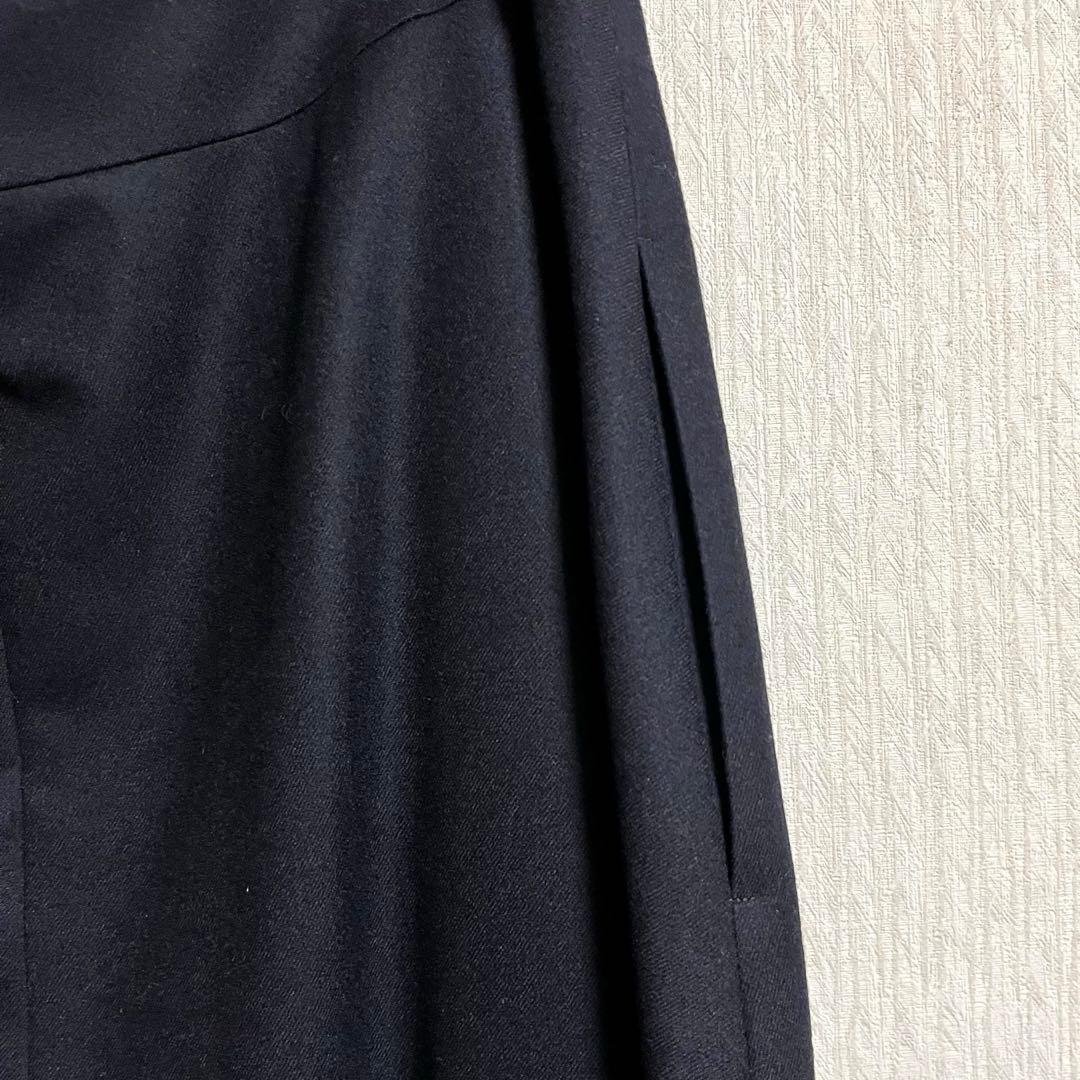 23区　フレアスカート 48 大きいサイズ ウール ブラック　新品　未使用