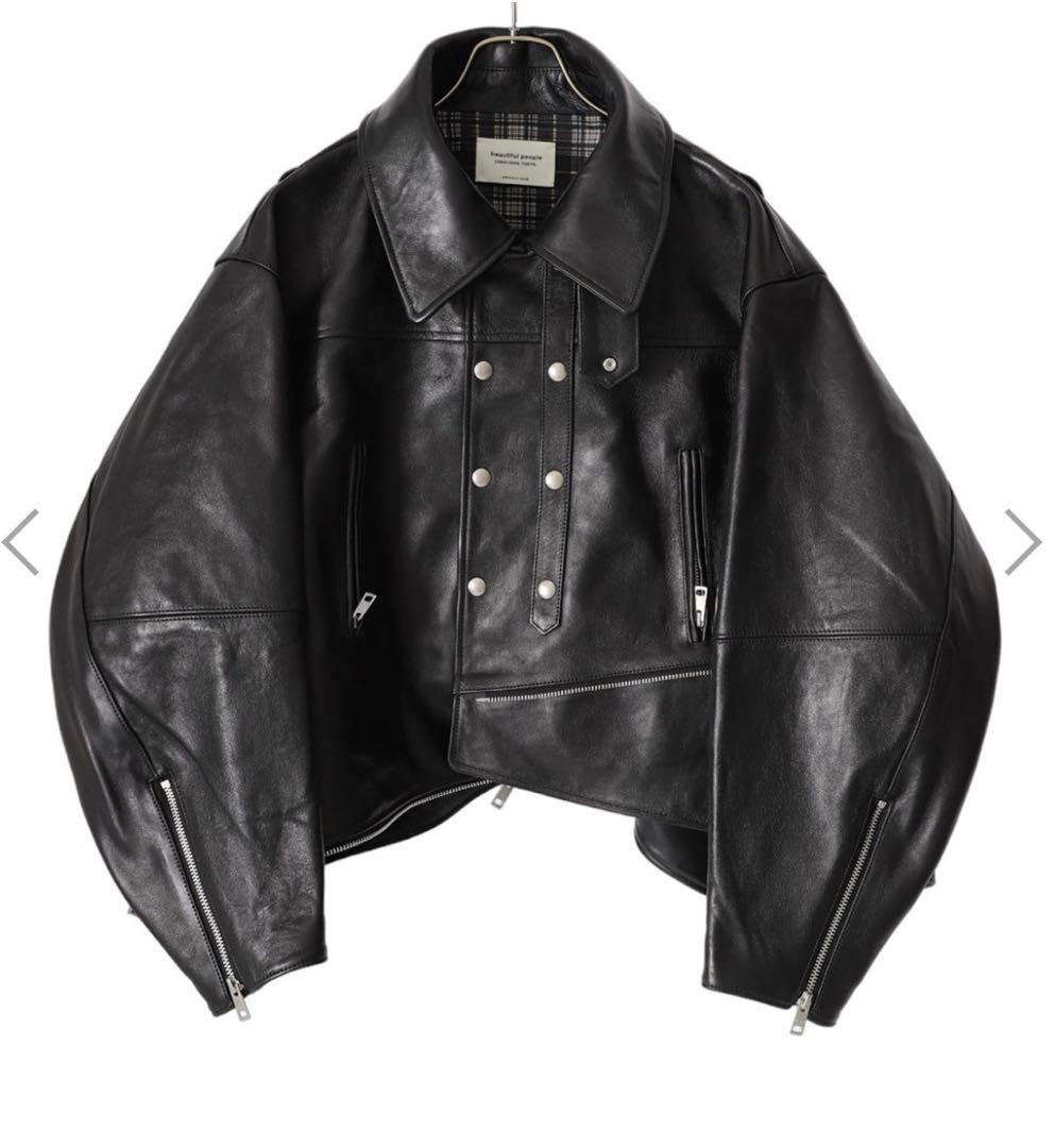 beautiful people ダブルエンド ライダースジャケット 38 - メルカリ