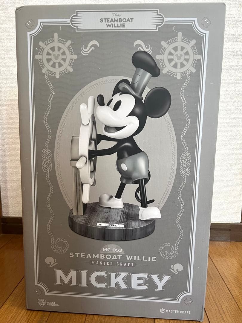 未開封】【レア】世界3000個限定 蒸気船ウィリー ミッキー フィギュア
