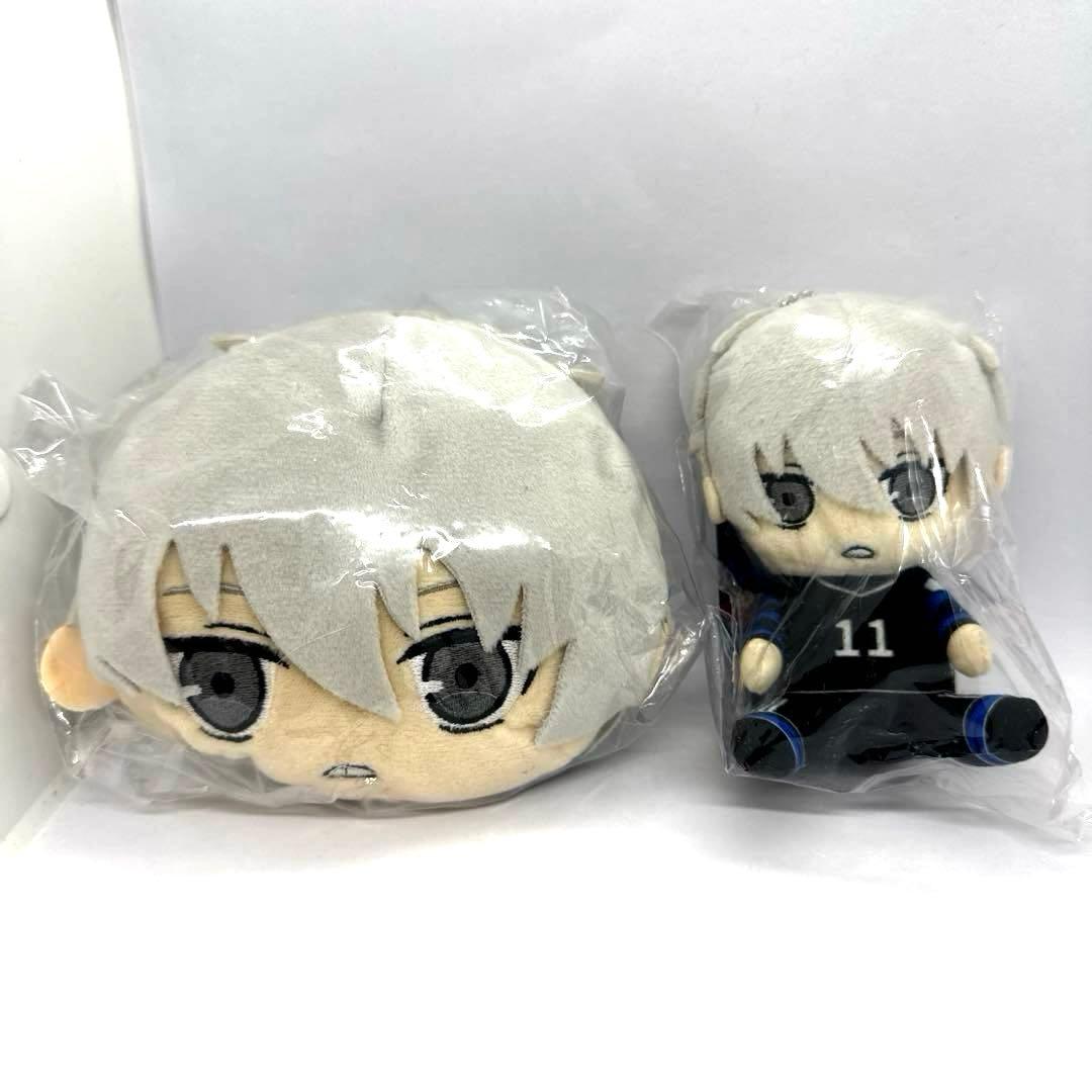 ブルーロック 凪誠士郎 ぬいぐるみ フェイスポーチ お座りぬいぐるみ