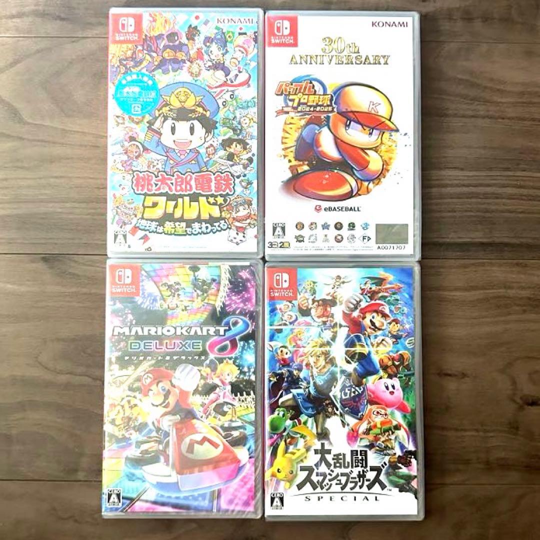 Nintendo Switch ソフト4本 新品未開封