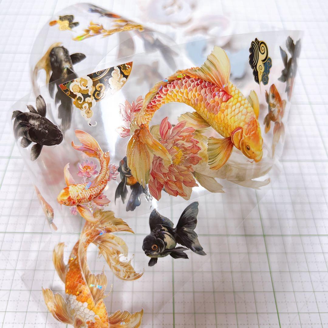 M076】 海外マステ(PETテープ) 1ループ約100cm おすそ分け - メルカリ