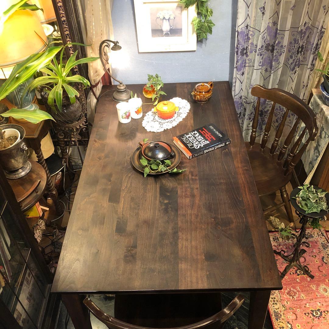 アルダー　ソリッド　オイルフィニッシュ　４DR ダイニングテーブル