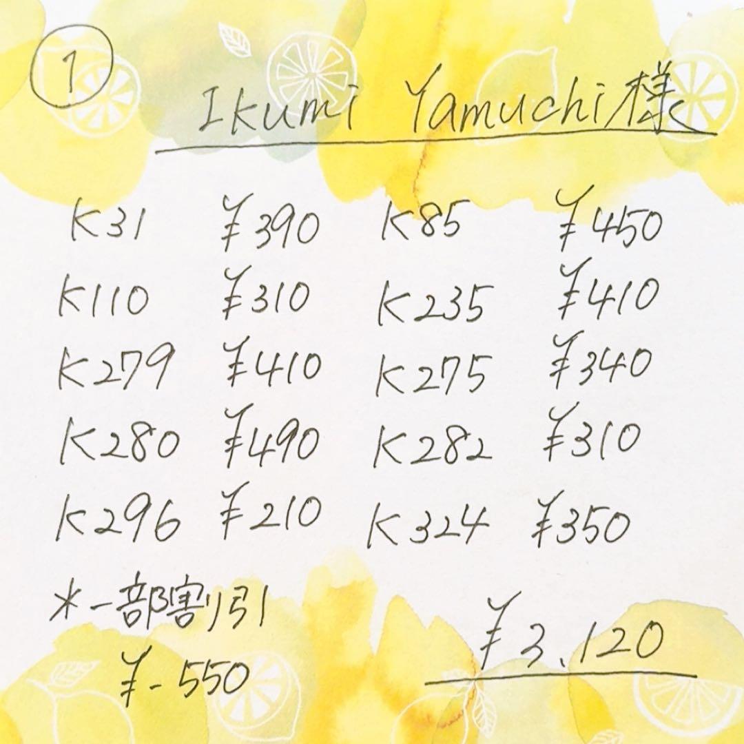 Ikumi Yamuchi リクエスト 30点 まとめ商品