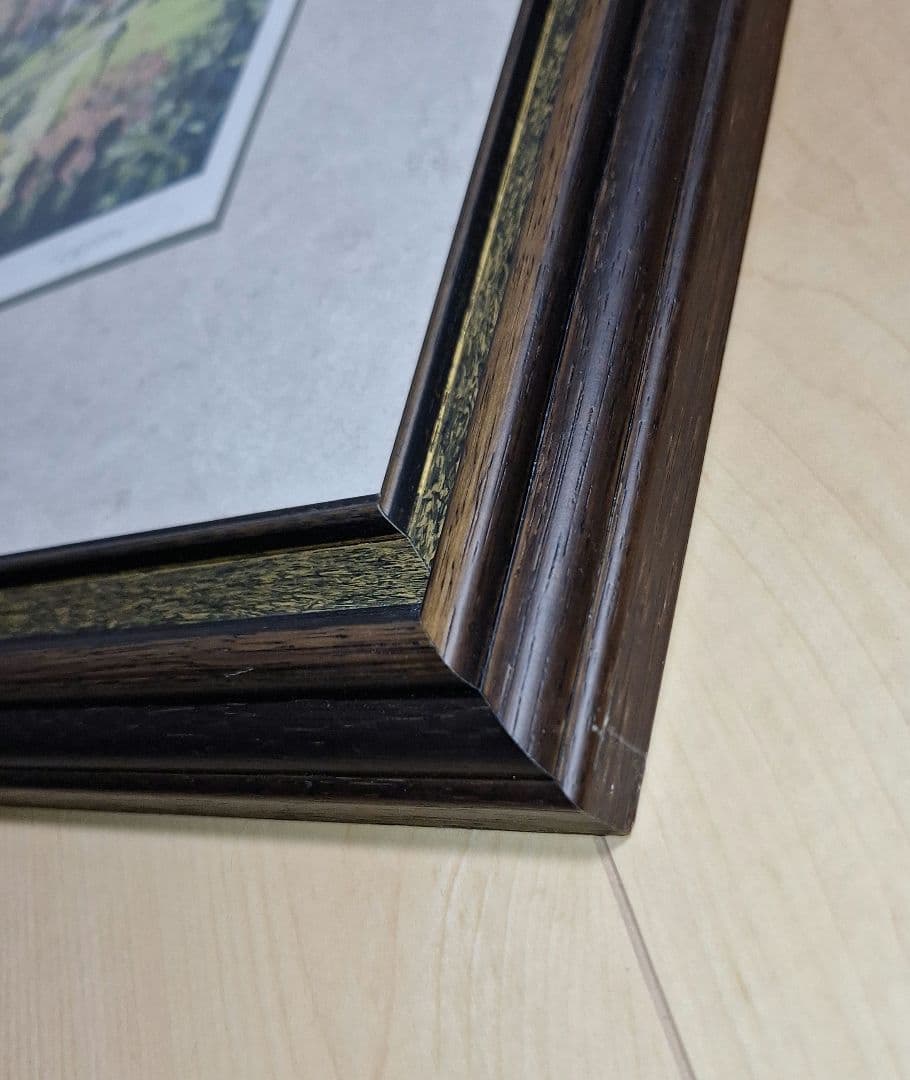 笹倉鉄平、シルクスクリーン『ヘルフスト』額付き、 「保証書」付き！