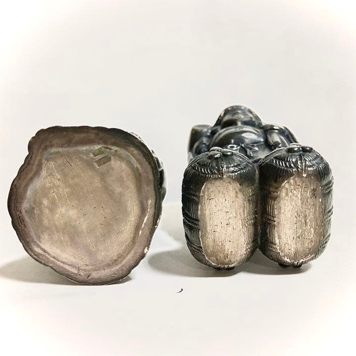 専用 恵比寿大黒 純銀製 原型川本吉蔵 参考高村光雲 R-0188