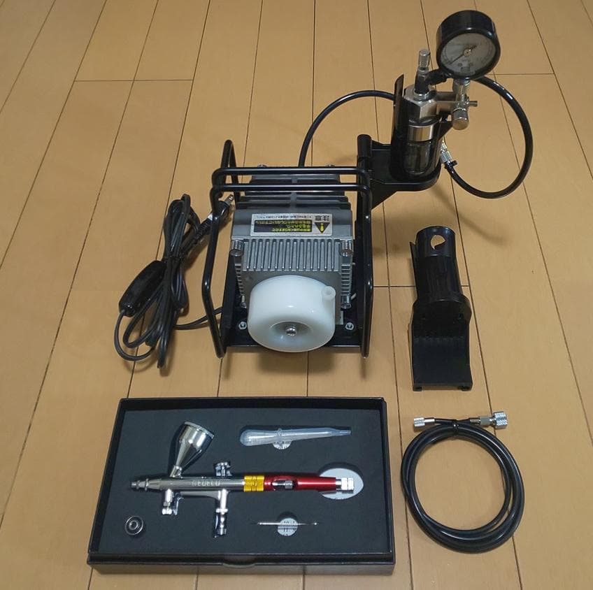 リニアコンプレッサーL5 エアブラシ レギュレーターセット エアー