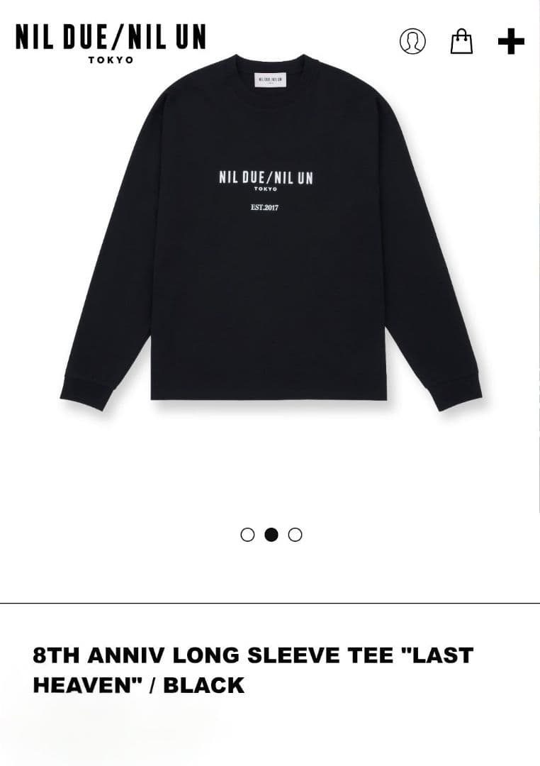 NIL DUE/NIL UN TOKYO LONG SLEEVE TEE BK