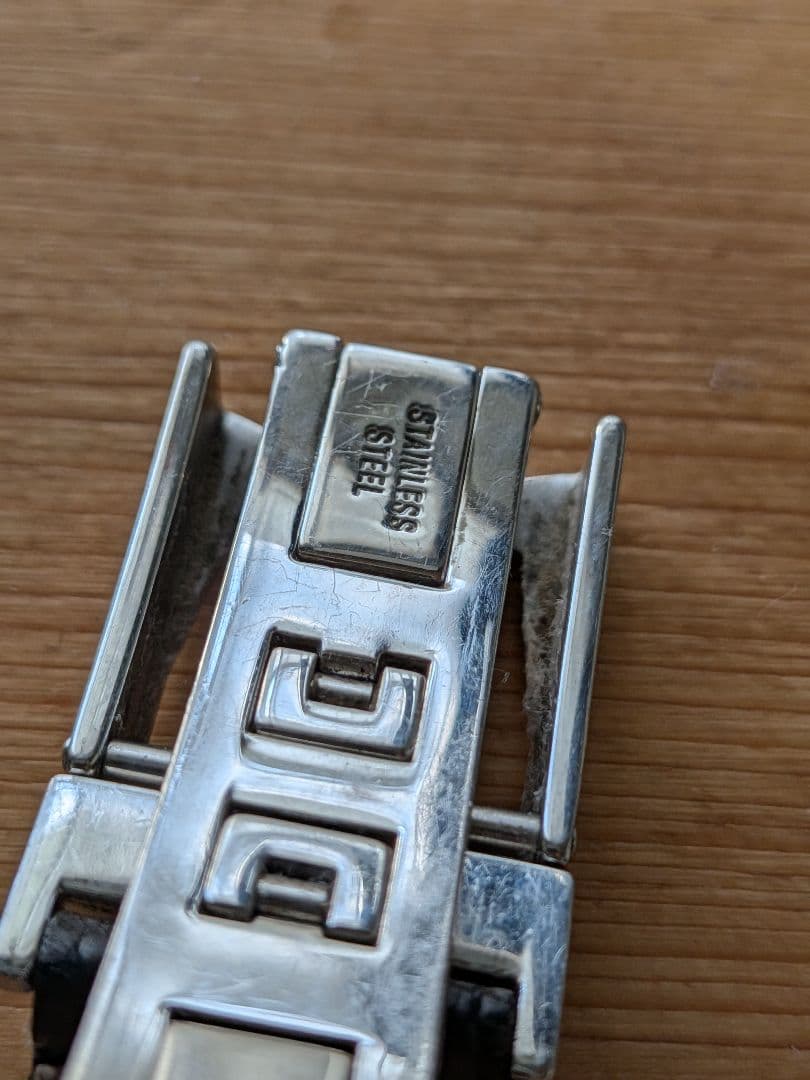 GIO MONACO ジオモナコ クォーツ腕時計 シルバー/ブラック ジャンク