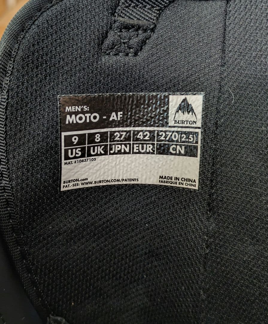 Burton Moto スノーボードブーツ 27cm